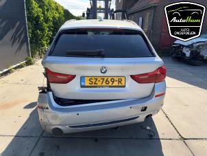 BMW 5 serie Touring 523d 2.0 TwinPower Turbo 16V Épave (2018, Gris)