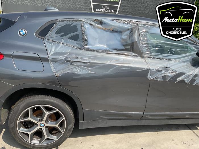 BMW X2 sDrive 20i 1.5 12V TwinPower Turbo Épave (2018, Gris)