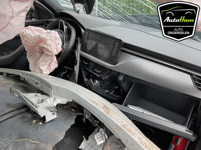 Skoda Scala 1.5 TSI Samochód złomowany (2023, Szary)