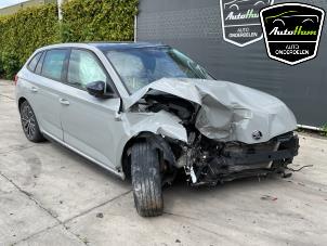Skoda Scala 1.5 TSI Samochód złomowany (2023, Szary)