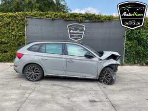 Skoda Scala 1.5 TSI Samochód złomowany (2023, Szary)