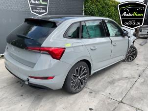 Skoda Scala 1.5 TSI Samochód złomowany (2023, Szary)