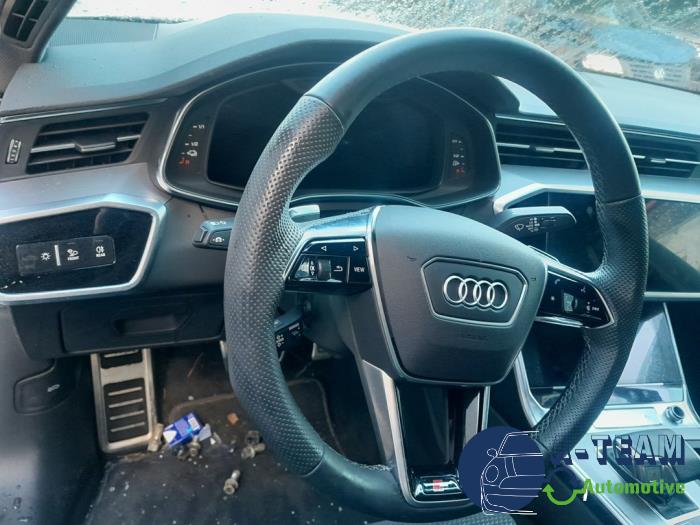 Audi A6 2.0 16V 55 TFSI E Quattro Épave (2021, Blanc)
