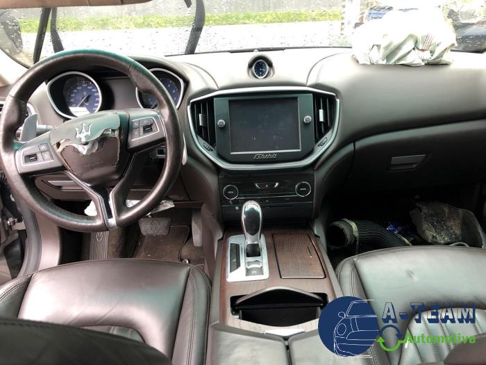 Maserati Ghibli III 3.0 S Q4 Biturbo V6 24V Salvage vehicle (2015, Black)