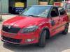 Skoda Fabia II 1.6 TDI 16V 105 Vehículo de desguace (2013, Rojo)