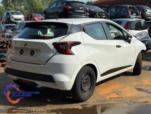 Nissan Micra 1.0 12V Épave (2017, Blanc)