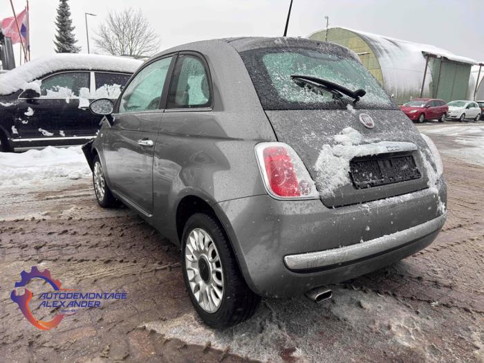 Fiat 500 0.9 TwinAir 85 Samochód złomowany (2013, Szary)