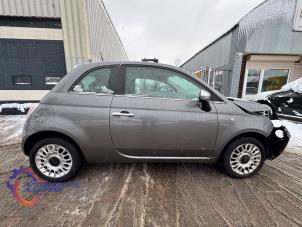 Fiat 500 0.9 TwinAir 85 Samochód złomowany (2013, Szary)