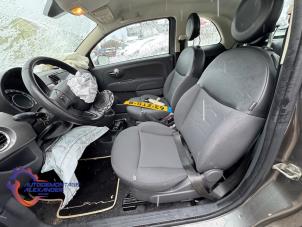 Fiat 500 0.9 TwinAir 85 Samochód złomowany (2013, Szary)