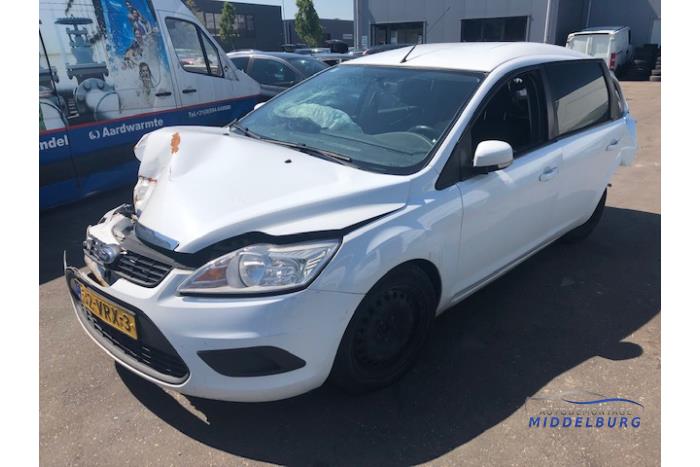 Ford Focus 2 Wagon 1.6 TDCi 16V 110 Salvage vehicle (2008, White)
