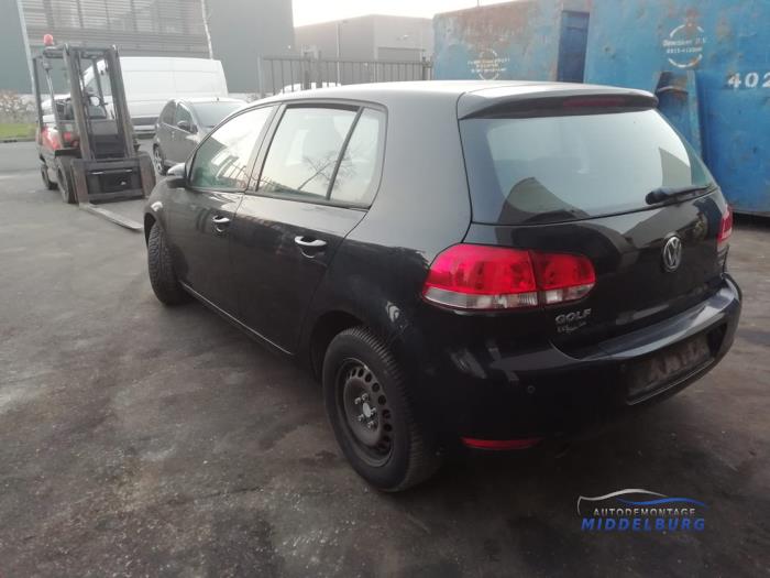 Volkswagen Golf VI 1.6 TDI 16V Épave (2009, Noir)