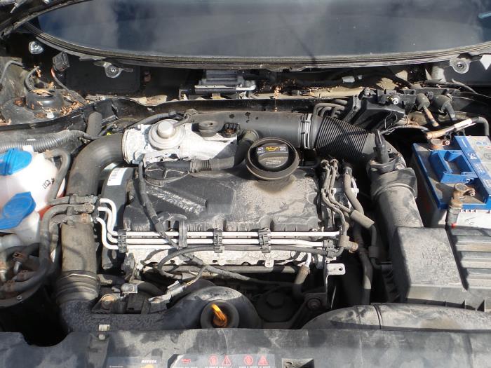 Seat Altea 1.9 TDI Skrotfordon (2007, ZWART MET)