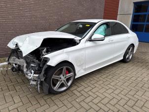 Mercedes C C-200 2.0 CGI 16V Vehículo de desguace (2018, Blanco)