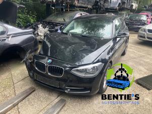 BMW 1 serie 118d 2.0 16V Vehículo de desguace (2011, Negro)
