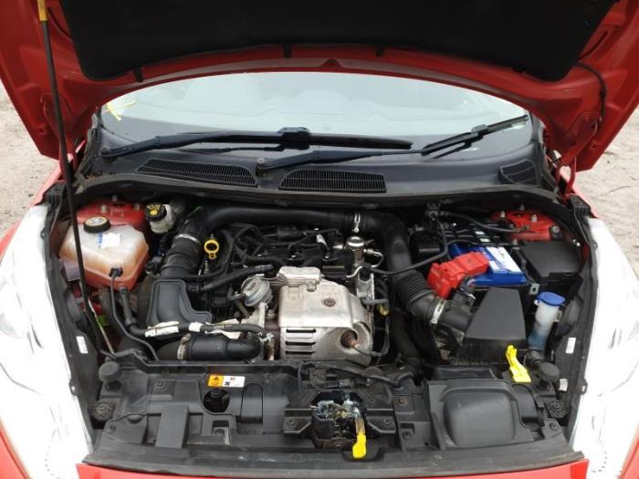 Ford Fiesta 6 1.0 EcoBoost 12V 100 Schrottauto (2013, Rot)
