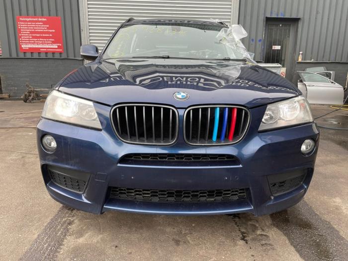 BMW X3 xDrive20d 16V Salvage vehicle (2012, Blue)