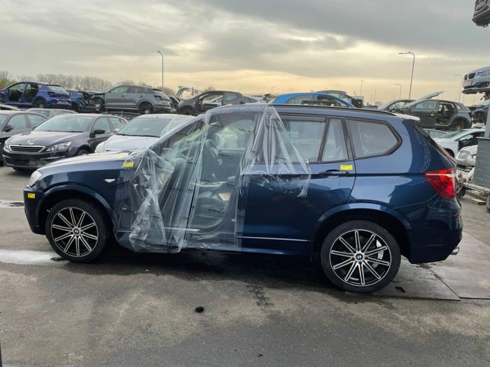 BMW X3 xDrive20d 16V Salvage vehicle (2012, Blue)