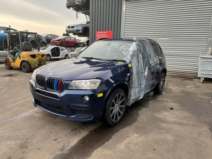 BMW X3 xDrive20d 16V Salvage vehicle (2012, Blue)