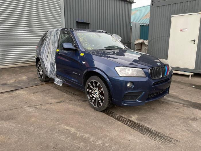 BMW X3 xDrive20d 16V Salvage vehicle (2012, Blue)
