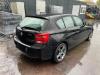 BMW 1 serie 116d 2.0 16V Salvage vehicle (2011, Black)