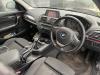 BMW 1 serie 116d 2.0 16V Salvage vehicle (2011, Black)