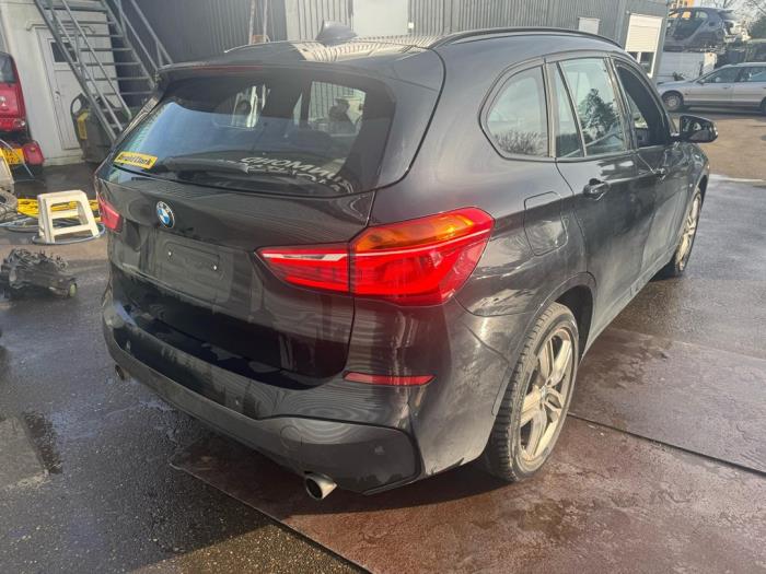 BMW X1 xDrive 20d 2.0 16V Salvage vehicle (2017, Metallic, Black)