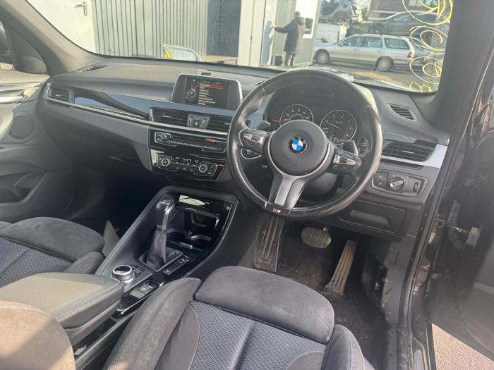 BMW X1 xDrive 20d 2.0 16V Salvage vehicle (2017, Metallic, Black)