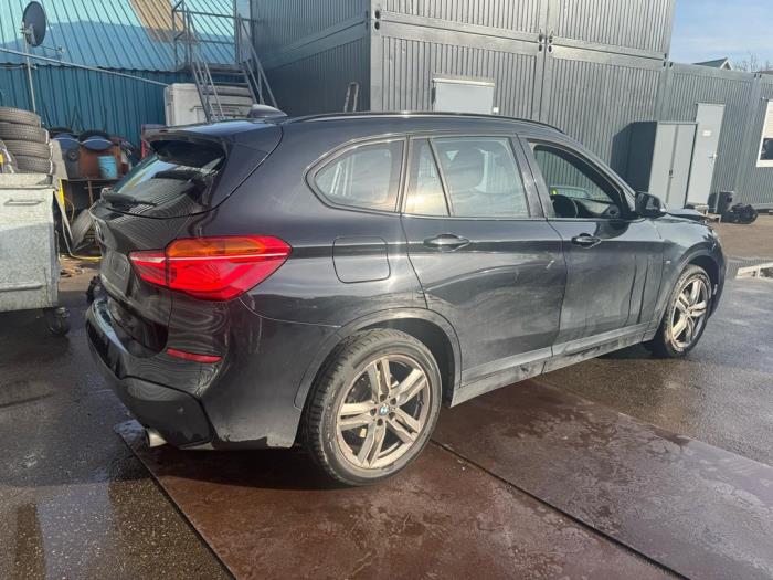 BMW X1 xDrive 20d 2.0 16V Salvage vehicle (2017, Metallic, Black)