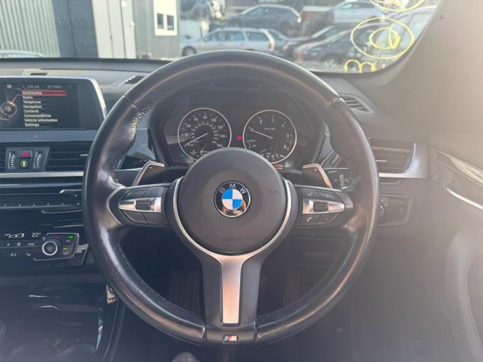 BMW X1 xDrive 20d 2.0 16V Salvage vehicle (2017, Metallic, Black)