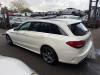 Mercedes C Estate C-180 1.6 16V BlueEfficiency Épave (2017, Métallisé, Léger, Blanc)