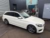 Mercedes C Estate C-180 1.6 16V BlueEfficiency Épave (2017, Métallisé, Léger, Blanc)