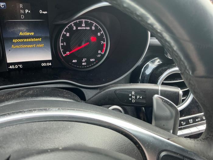 Mercedes C Estate AMG C-63 AMG 4.0 V8 Biturbo Skadat fordon (2017, ZWART METALLIC ZWART)