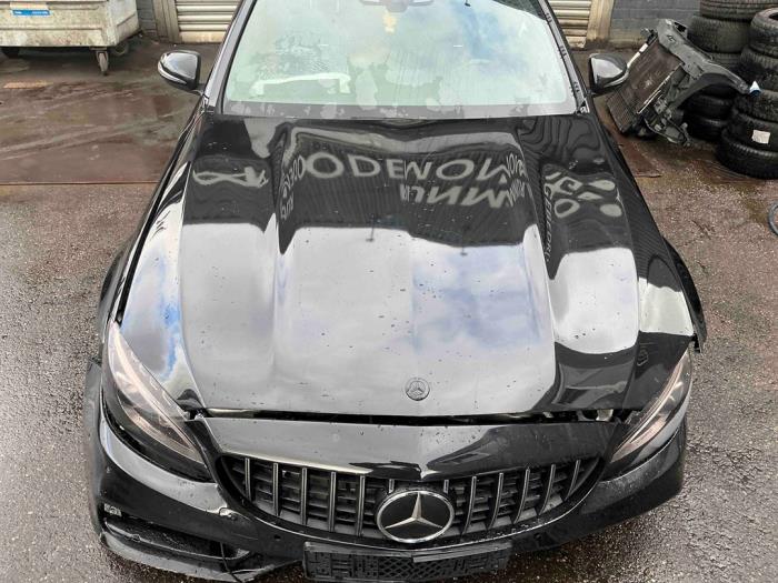 Mercedes C Estate AMG C-63 AMG 4.0 V8 Biturbo Skadat fordon (2017, ZWART METALLIC ZWART)