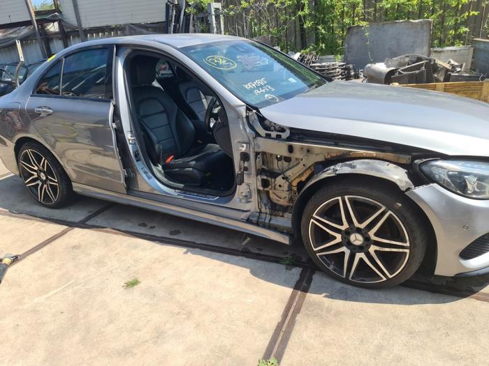 Mercedes C C-220 2.2 CDI BlueTEC, C-220 d 16V Salvage vehicle (2014, Gray)