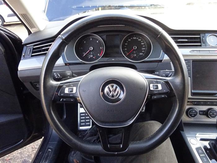 Volkswagen Passat Alltrack 2.0 TDI 16V 190 4Motion Vehículo de desguace (2017, Azul)