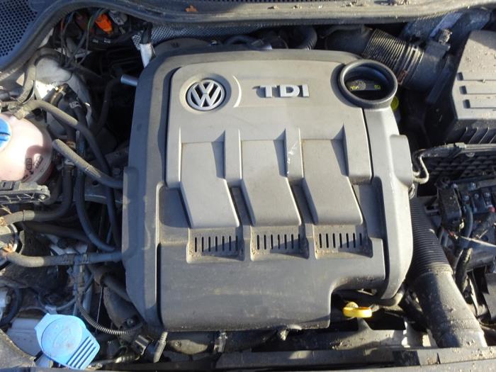 Volkswagen Polo V 1.2 TDI 12V BlueMotion Épave (2013, Blanc)
