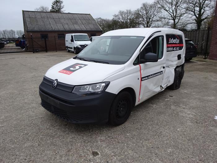 Volkswagen Caddy Cargo V 2.0 TDI 75 Épave (2022, Blanc)