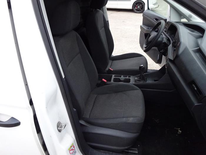 Volkswagen Caddy Cargo V 2.0 TDI 75 Épave (2022, Blanc)