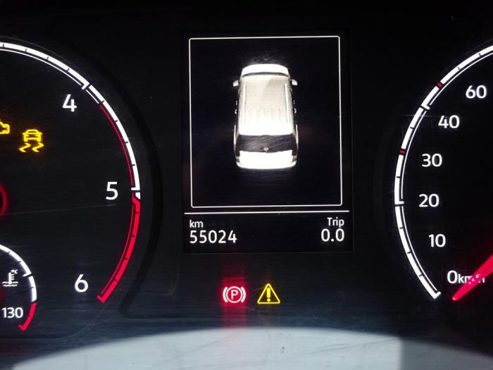 Volkswagen Caddy Cargo V 2.0 TDI 75 Épave (2022, Blanc)