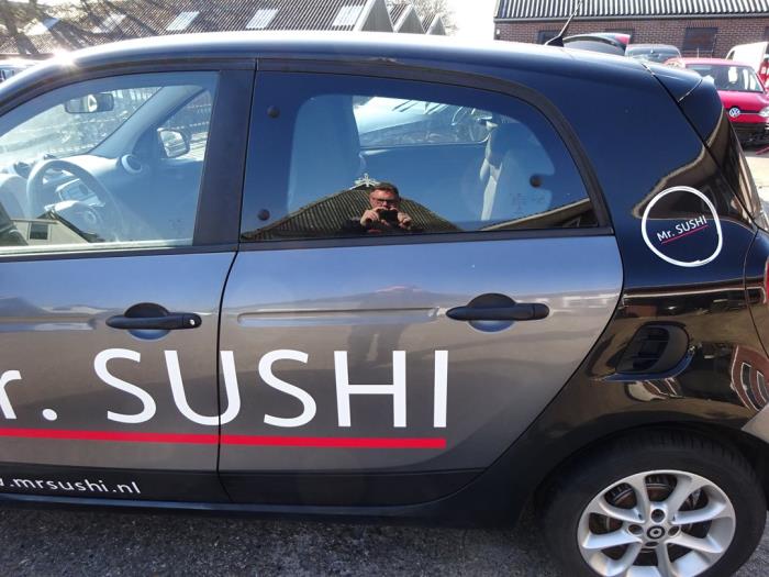 Smart Forfour 1.0 12V Samochód złomowany (2017, Szary)