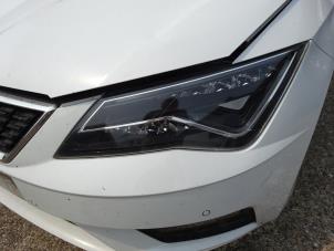 Seat Leon 1.6 TDI 16V Samochód złomowany (2019, Bialy)