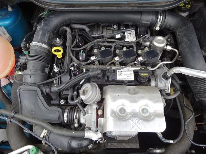 Ford Fiesta 7 1.0 EcoBoost 12V 100 Skrotfordon (2018, BLAUW)