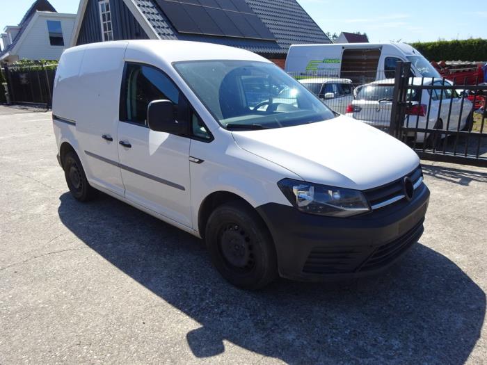 Volkswagen Caddy IV 2.0 TDI 102 Épave (2018, Blanc)