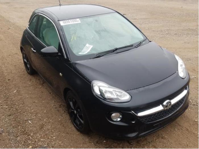 Opel Adam 1.2 16V Samochód uszkodzony (2013, Czarny)