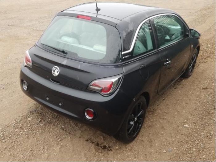 Opel Adam 1.2 16V Samochód uszkodzony (2013, Czarny)