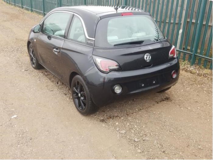 Opel Adam 1.2 16V Samochód uszkodzony (2013, Czarny)