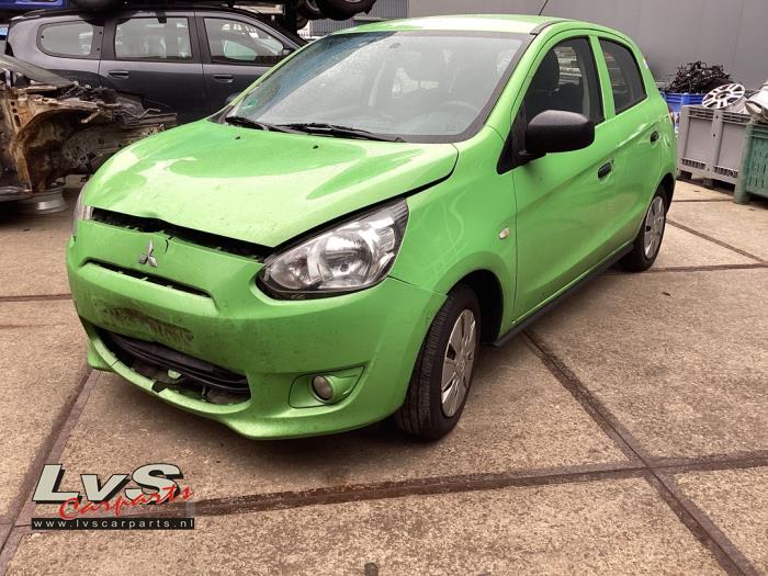 Mitsubishi Space Star 1.0 12V Vehículo de desguace (2015, Verde)