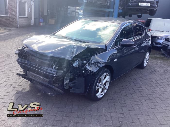 Opel Astra K 1.4 Turbo 16V Salvage vehicle (2016, Gray)