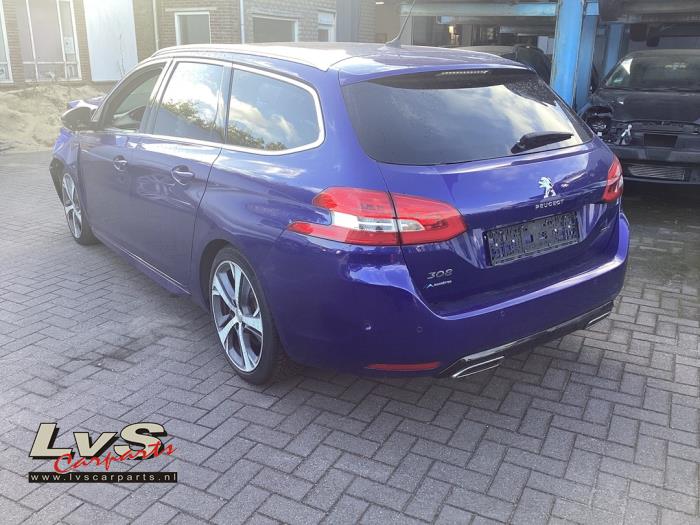 Peugeot 308 SW 2.0 GT HDi, Blue HDi 16V Salvage vehicle (2016, Blue)