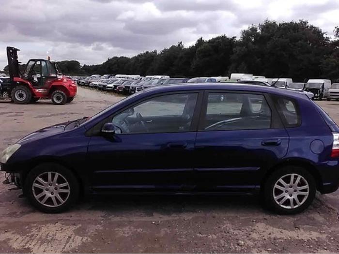 Honda Civic 1.6 16V VTEC Épave (2004, Foncé, Bleu)